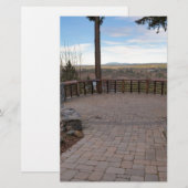 Garden Stone Brick Paver Patio View Deck (Front/Back)