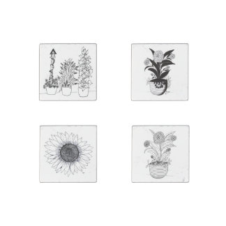 Garden Stone Magnets