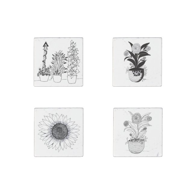 Garden Stone Magnets (Front)