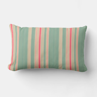 Garden Stripes 03 (vertical Stripes) Lumbar Pillow