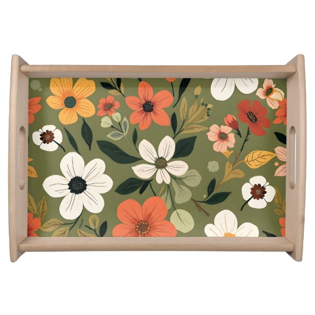 Garden Stroll Serving Tray (Front)