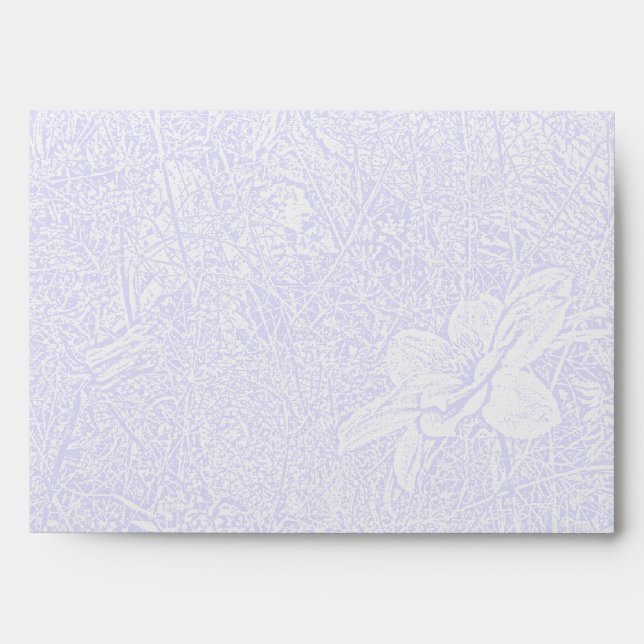Garden - Subtle Blue Envelope (Front)