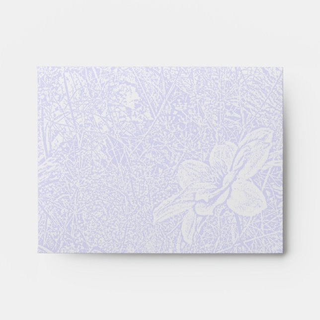 Garden - Subtle Blue Envelope (Front)