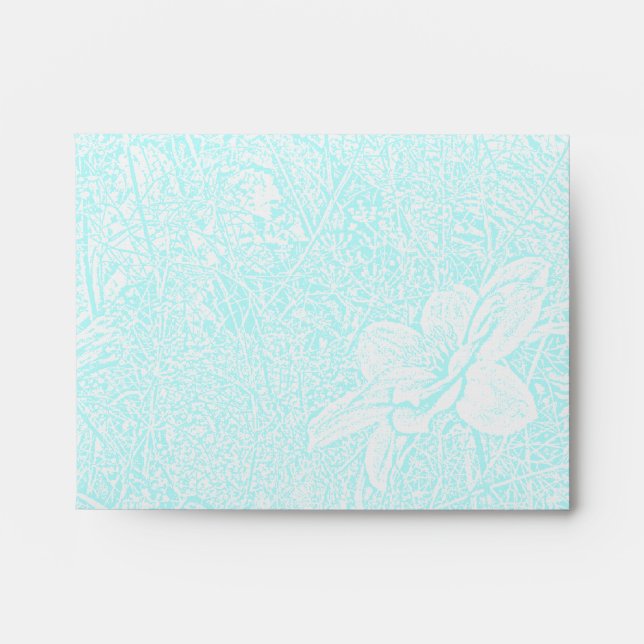 Garden - Subtle Cyan Envelope (Front)