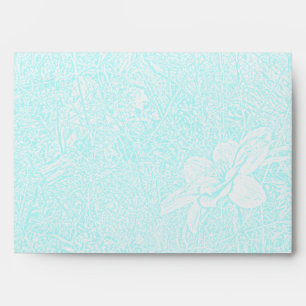 Garden - Subtle Cyan Envelope
