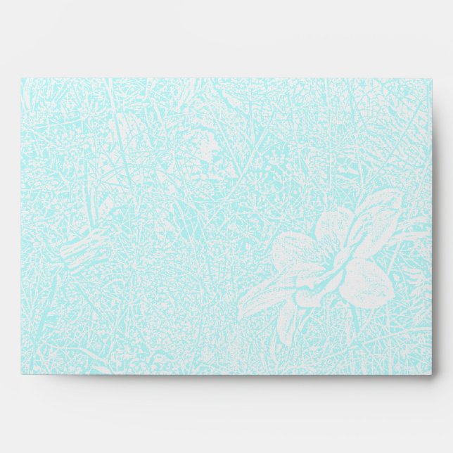 Garden - Subtle Cyan Envelope (Front)