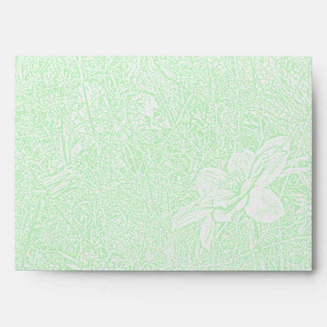 Garden - Subtle Green Envelope (Front)