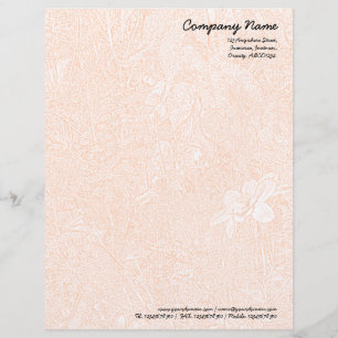 Garden - Subtle Orange Letterhead