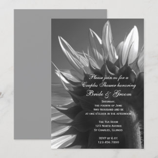 Garden Sunflower Couples Wedding Shower Invitation