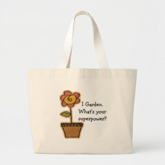 Garden Superpower Large Tote Bag