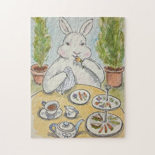 Garden Tea Hare Jigsaw Puzzle