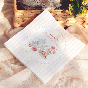 Garden Tea Party Bridal Shower Napkins