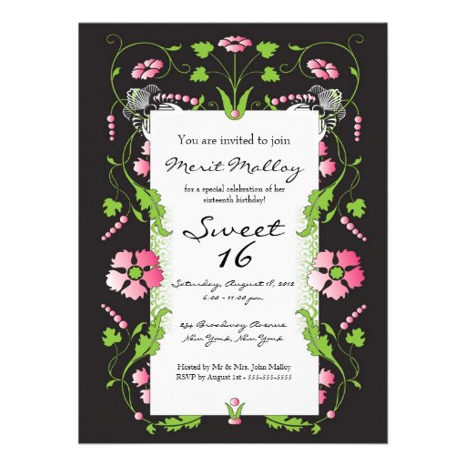 Garden Themed Invitations 5