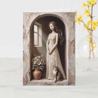Garden Threshold Greeting Card Quiet Studio
