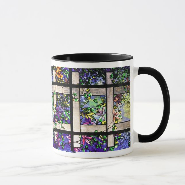 Garden Tiffany Stained Glass Mug (Right)