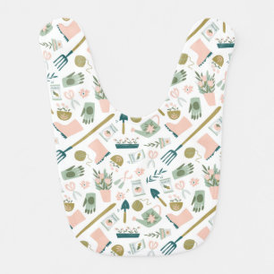 Garden Time Baby Bib
