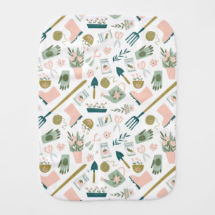 Garden Time Burp Cloth