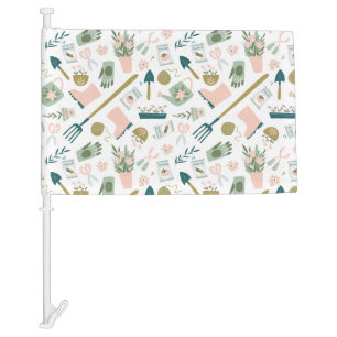 Garden Time Car Flag