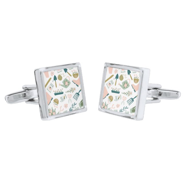 Garden Time Cufflinks (Angled)