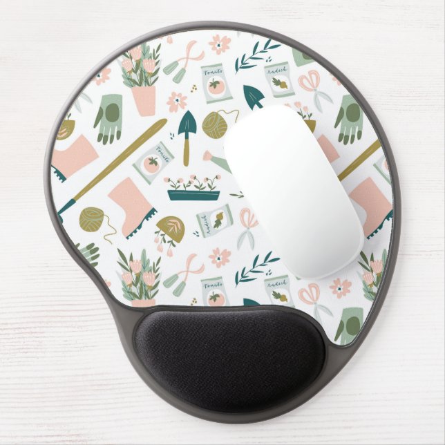 Garden Time Gel Mouse Pad (Left Side)