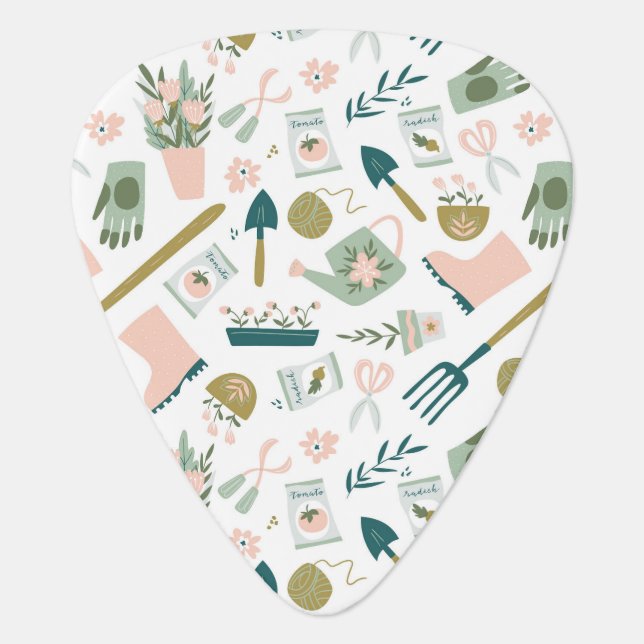 Garden Time Guitar Picks (Front)