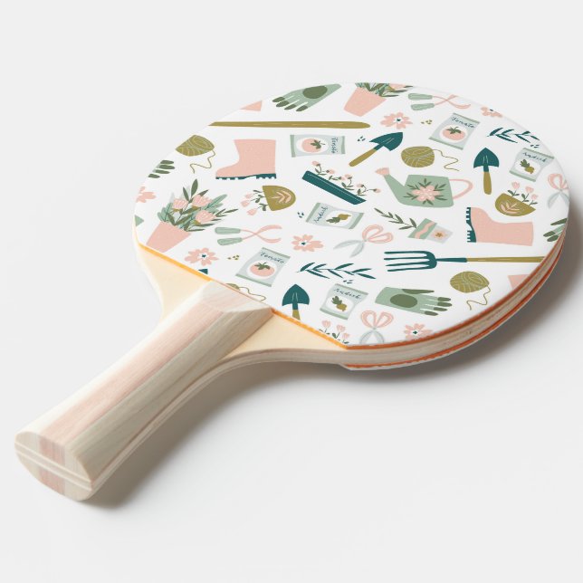 Garden Time Ping Pong Paddle (Back Angle)