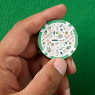 Garden Time Poker Chips