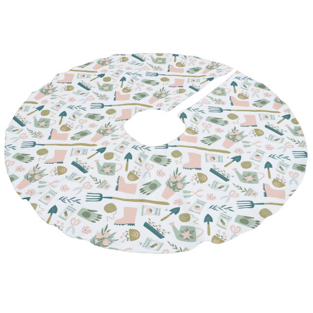 Garden Time Tree Skirt (Angled)