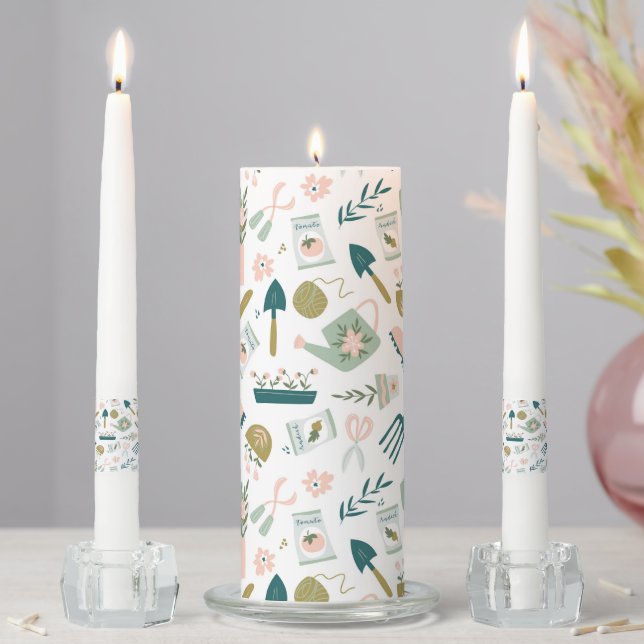 Garden Time Unity Candle Set (In Situ)