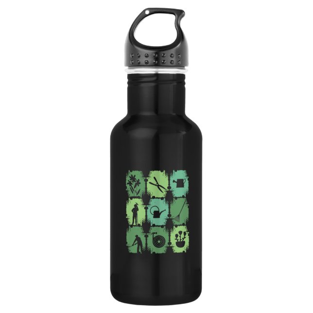 Garden Tools Gardener Stainless Steel Water Bottle (Front)