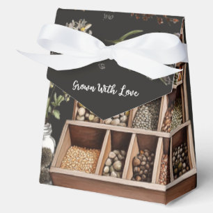 Garden Treasures Gift Seed and Herbs Favor  Boxes