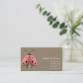 Garden Treasures · Ladybug Business Card (Standing Front)