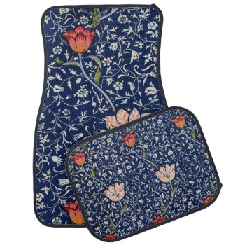 Garden Tulip (medway) By William Morris   Car Floor Mat by colorfulworld at Zazzle