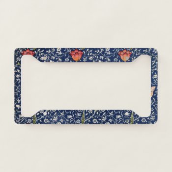Garden Tulip (medway) By William Morris   License Plate Frame by colorfulworld at Zazzle
