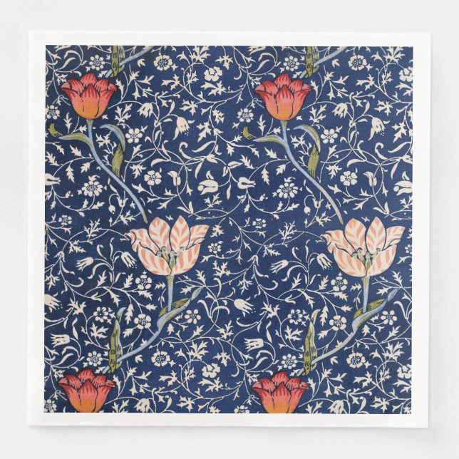 Garden Tulip (Medway) by William Morris    Paper Dinner Napkins (Front)
