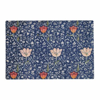 Garden Tulip (medway) By William Morris    Placemat by colorfulworld at Zazzle
