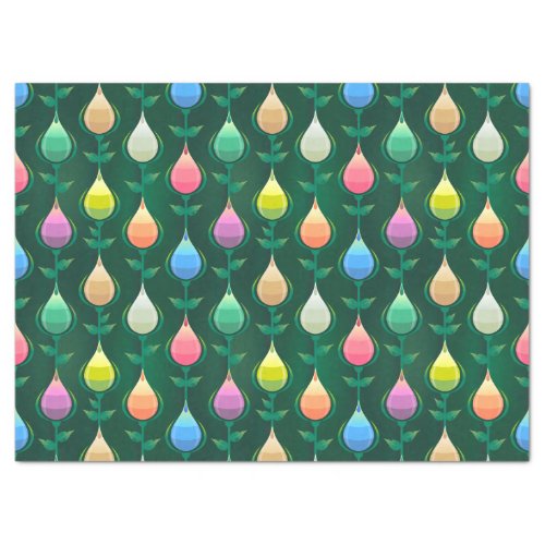 garden tulips tissue paper