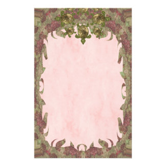 Garden Turtles Pattern Flame Stationery