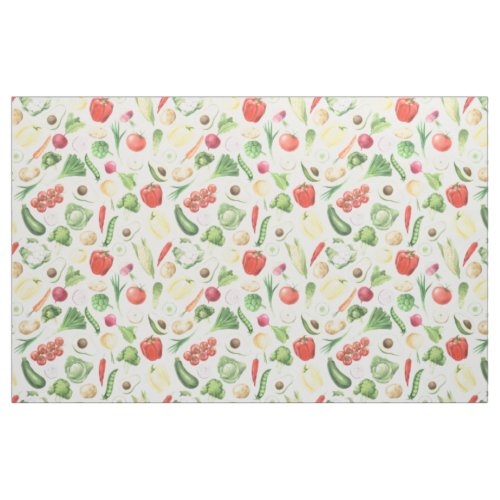 Garden Vegetable Patch Fabric