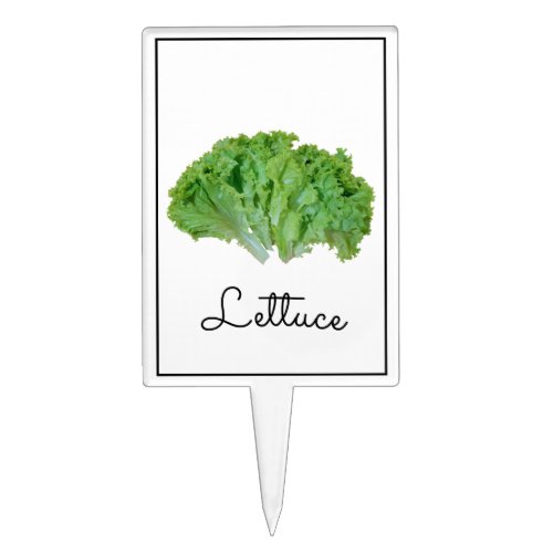 Garden Vegetable Pick_Lettuce Cake Topper