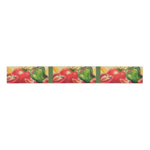 Garden Vegetables Tomatoes Craft Ribbon