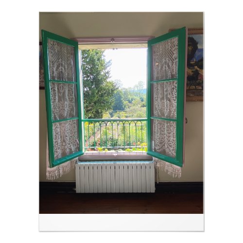 Garden View from Monets Home in Giverny France Photo Print