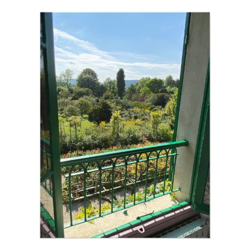Garden View from Monets Home in Giverny France Photo Print