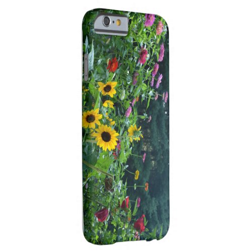 Garden View_ sunflower daisies cosmos Barely There iPhone 6 Case