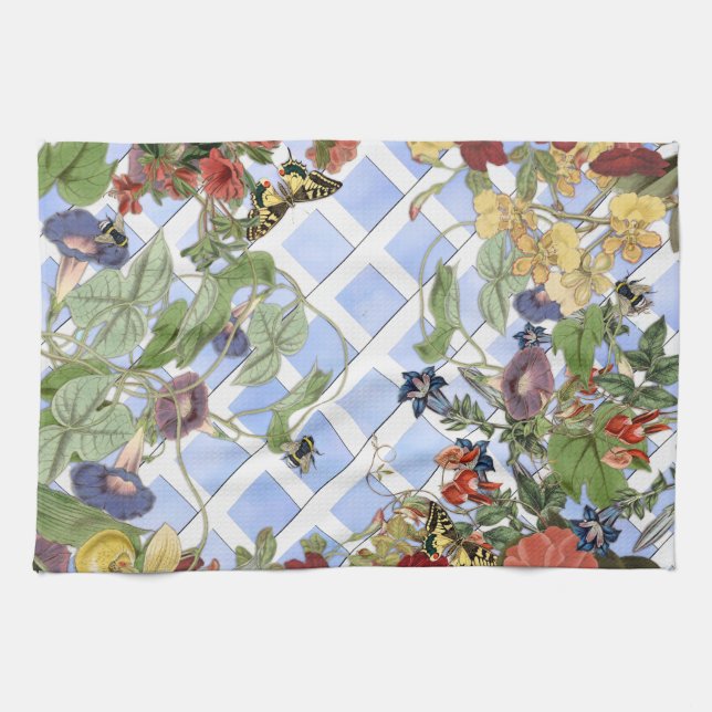 Garden Vignette Kitchen Towel (Horizontal)