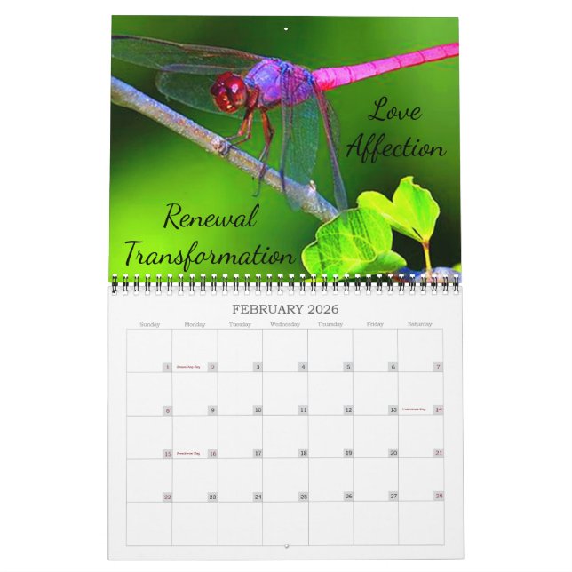 Garden Visitors 2023 Calendar (Feb 2026)