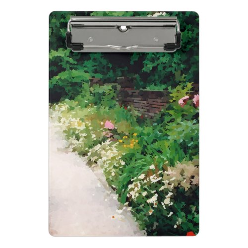 Garden Walk Digital Effect  Mini Clipboard