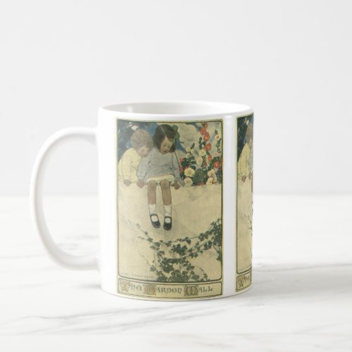 Garden Wall Jessie Willcox Smith Vintage Children Coffee Mug