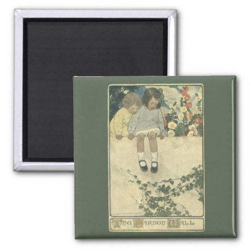 Garden Wall Jessie Willcox Smith Vintage Children Magnet