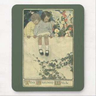 Garden Wall Jessie Willcox Smith, Vintage Children Mouse Pad